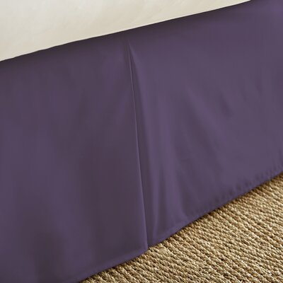 purple bed skirts